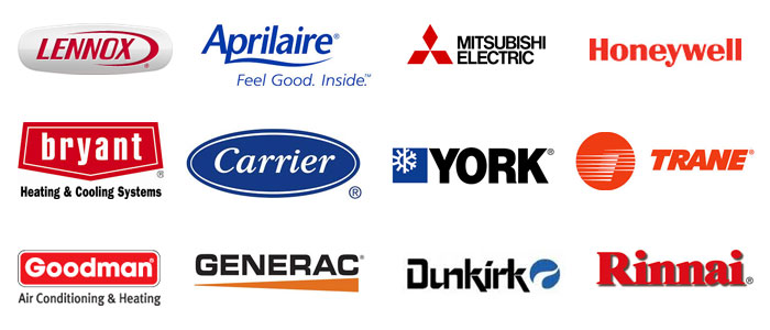 Major Heating and Air Conditioning Brands
